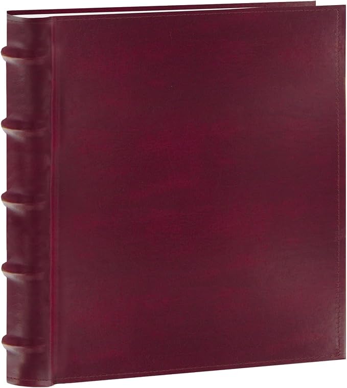 Pioneer Photo Albums 200-Pocket European Bonded Leather Photo Album for 4 by 6-Inch Prints, Brown by PioneerPhotoAlbums