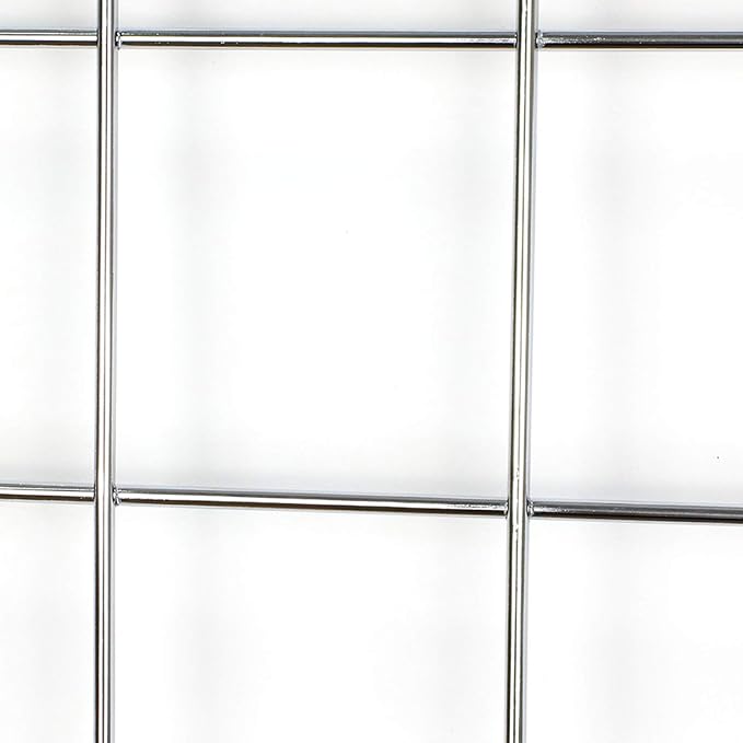 2 Pack Large Wall Grid Panels with Light and Clips, Photo Display Board, Picture Frame Collage Board, Wire Grid Wall Panel Room Decoration,Silver | Picture Frames Collage , Wire Grid Wall Panel Room Decoration - Image 7