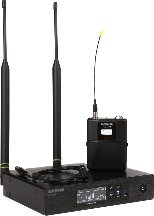 Shure QLX-D Wireless Microphone System, Black (QLXD14/84) by Shure