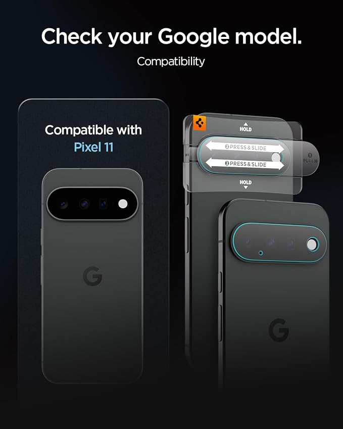 Spigen Glas.tR EZ FIT Pro Optik Camera Lens Protector for Pixel 11 - Image 2