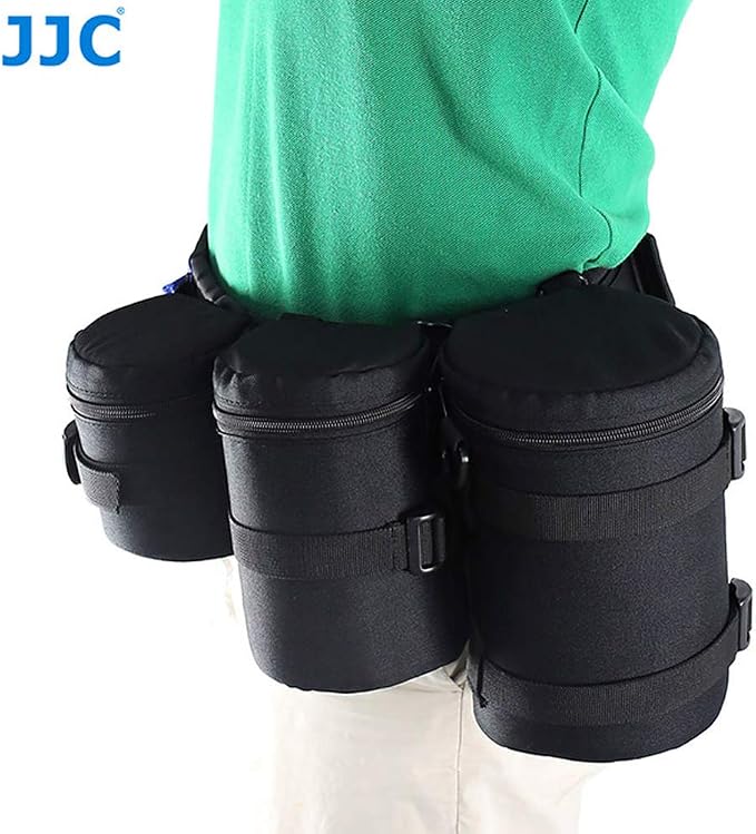 JJC GB-1 Adjustable Photography Utility Belt, Wrist Waistband, Accessory, Speed Belt for Carrying Gear Bag Case, Lens Pouch, Flash Accessories, D-Rings, Breathable 3D Mesh - Image 4
