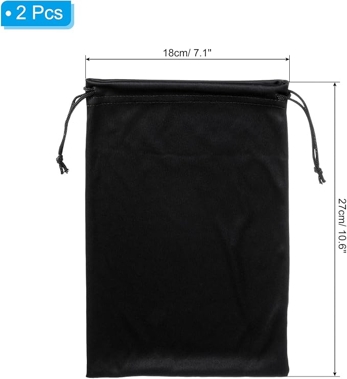 PATIKIL Ski Goggle Bag Microfiber Snow Goggles Case Cover Soft Storage Sleeve Drawstring Pouch - Image 2