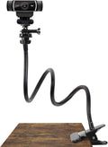 Pipishell 25 Inch Webcam Stand, Flexible Desk Mount Clamp Gooseneck Stand for Logitech Webcam C960 C930e C930 C920 C920S C922x C922 Brio 4K C925e C615 and Other Devices with 1/4" Thread-PIWS01 by Pipishell