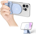 JJC Magnetic Phone Camera Grip Handle with Remote for MagSafe iPhone, Blue | Camera Handle Bluetooth Bracket for iPhone Air 17 16 15 14 13 12 Pro Max MagSafe Case, Ideal for Photography/Video/Vlogging by JJC