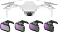 NEEWER ND Filter Set Compatible with DJI Mini 4K/2 SE/SE/2/Mavic Mini (4 Pack) ND4 + ND8 + ND16 + ND32 Snap On Multicoated HD Optical Glass Neutral Density Drone Camera Lens Filter Accessories, FL-B39 by Neewer