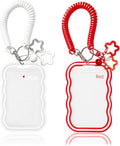 2 Pack Cute Photocard Holder Keychain,Kpop Photo Card Holder | Creative Photo Protector Keychain Accessories for Bus Card, Daily Display & Travel Decorations Gifts by Unknown