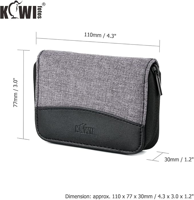 28 Slots SD Card Holder Case with Labels for 24 SD+4 CFB Cards | Holds 24 SD + 4 CF/XQD. Number stickers + notepaper for indexing. Durable polyester. Transparent slots memory Card case. - Image 5