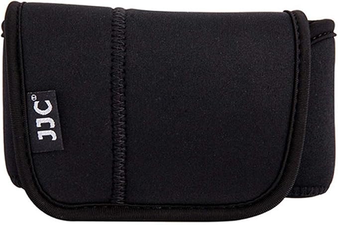 JJC Black Ultra Light Neoprene Camera Case, Compatible with X-E4 X-T30 II X-T30 X-T20 X-T10 +Short Prime Lens, 18mm F1.4/ 27mm F2.8/ 35mm F2, Pouch Bag Fuji X100V X100VI, Compact Size 127x85x84mm - Image 4