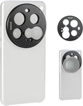 NEEWER 15 Ultra Lens Backplate, Aluminum Alloy 17mm Thread Phone Lens Adapter Holder for Main & Telephoto Cameras, Compatible with Xiaomi 15 Ultra Original Phone Case, PA111 (Black) by Neewer