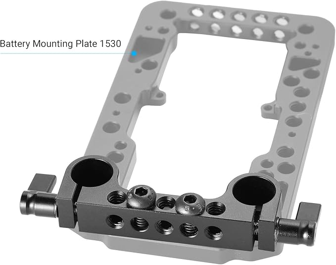 SmallRig Super Lightweight 15mm Railblock, 15mm Rod Clamp with 1/4"-20 Thread for Sony for Canon and Other DSLR Camera Rig Shoulder Support Rail System - 942 - Image 9