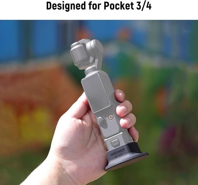 NEEWER Silicone Base Compatible with DJI Osmo Pocket 4P 4 3, AC020 | ø64mm, Nonslip, Soft, Stable, Anti Scratch, Desktop Camera Mount, Support Stand, Gimbal Camera Accessory - Image 2