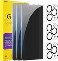 PEHAEL for iPhone 11 Pro Privacy Screen Protector+Camera Lens Protector | 3+3 Pack, Installation kits, Anti-Spy Private, Anti-Scratch, 9H Tempered Glass, Case Friendly, [5.8 inch] by PEHAEL
