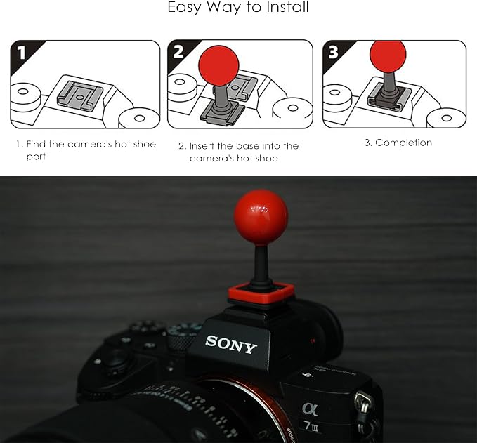 Camera Hot Shoe Cover, Unique Hot Shoe Cap Protector Accessories Compatible with Sony Canon Fuji Nikon Leical Pentax etc - Image 3