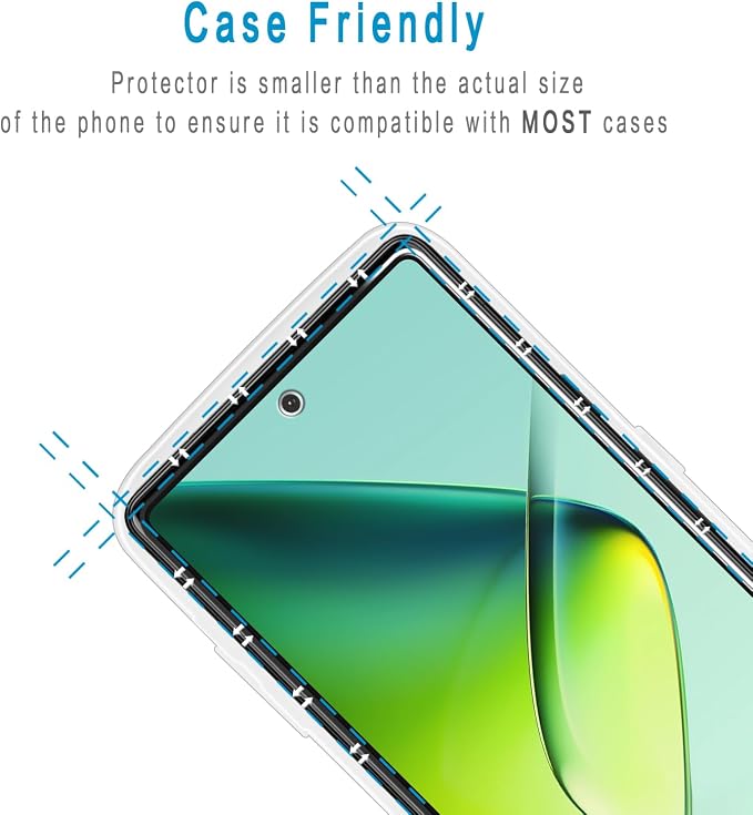 2+2 Pack Screen Protector for Google Pixel 7 Tempered Glass Film | with Camera Lens Protector, 9H Tempered Glass, Support Fingerprint Unlock, Anti Scratch, Bubble Free - Image 6