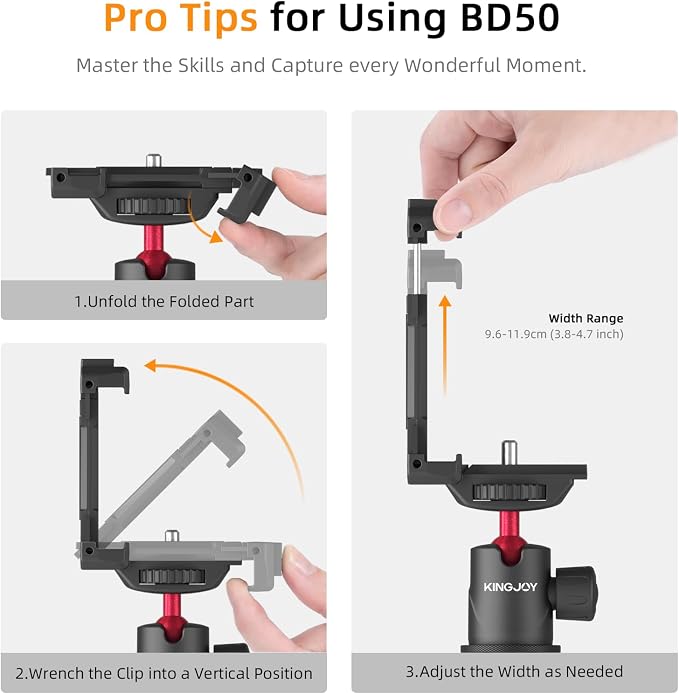 66" Selfie Stick Tripod for GoPro & Phone, Extendable Action Camera Tripod Stand with 360° Ball Head, Remote, Cold Shoe & 1/4" Screw, Compatible with GoPro Hero 14/13/12, DJI Osmo, Insta360 X5 - Image 8