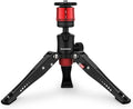 IFOOTAGE Cobra 3 Base Aluminum Desktop Mini Tripod for Camera | Tabletop Small Tripod with 1/4" & 3/8" Screws Compatible with Sony Nikon Canon DSLR Cameras, Payload 17.64lbs by IFOOTAGE