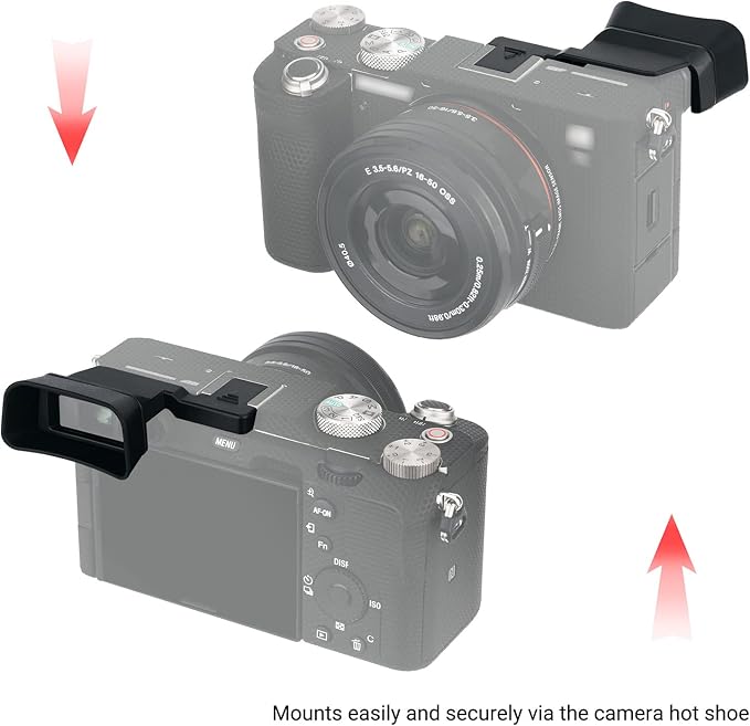 Extended A7C Eyecup for Sony Alpha 7C Only(Not Fit A7C II, A7CR) | Soft Silicon,Camera Viewfinder Eye Cup EVF Eyeshade Protector for Sony A7C Only - Image 6