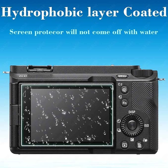 ULBTER Screen Protector for Sony Alpha A7C II A6700 A7CII ZV-E1 [3+2Pack] | 3 Pcs Tempered Glass for Sony ZVE1 A7C2 6700 7C II & 2 Hot Shoe Cover 0.3mm 9H Hardness Anti-Scrach Anti-Bubble - Image 7