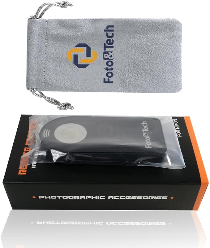 Foto&Tech FTML-L3 Wless Rmote Control Compatible with Nkon D7500 D750 D3400 D3300 D3200 D5500 D5300 D5200 D5100 D7200 D7100 D7000 D610 D600 D60 D70 D80 COOLPIX P900 P7800 P7700 A/1 J1 (1 Piece) - Image 4