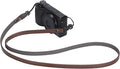Leather Quick-Release thin camera Shoulder Strap for DSLR SLR - Brown | Genuine leather 1cm width 110cm length quick-release buckle 25g Neck Strap For Ricoh for Travel, Street, Outdoor Photography by DBZZ