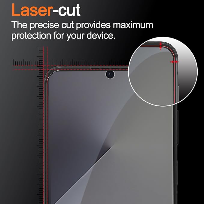 Milomdoi Screen Protector for Samsung Galaxy Z Flip 8/Z Flip 7 | 3 Pack Inside TPU Film + 3 Pack Back 9H Tempered Glass + 3 Pack Camera Lens Protector, Easy Installation, No Bubbles - Image 7