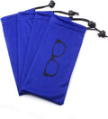 Quality Microfiber Eyeglass Pouch with Bead Lock Micro Fiber Sunglasses Case Pouch Soft Store by Global+Glasses