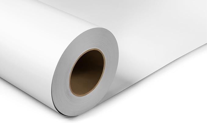 Denny Mfg Seamless Paper Backdrop for Photoshoot,Bright White, 107in x 36ft | Photoshoot backdrop, Matte Finish for Portraits, Product Photos and Video Shoots, with Free Roll Gaffer Tape (2 in x 13 ft) by DennyManufacturing