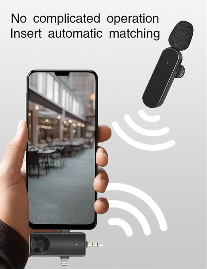 3 in 1/Four in one Wireless Lavalier Microphone for iPhone,iPad,Android,Camera,Computer,mini Noise Reduction Recording Mic Ultra-Low Delay,for Vlog/TikTok/YouTube Live Stream (3 Mic) - Image 3