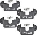 HYS Walkie Talkie/Marine Radio with Belt Clip Holder Mount for Midland Icom | Fits both HT radios and speaker mics with round-knob or belt-clip.Screw-mount installs on dash console or any flat surface by HYS