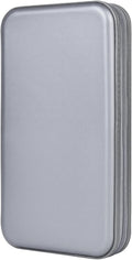 alavisxf xx CD Holder, 72 Capacity Hard Plastic Storage Case for Car | CD DVD Case, Portable Hand Strap, Zipper Closure, Anti-Slip Sleeves, Disc Storage Organizer, for Home Office Travel by alavisxfxx