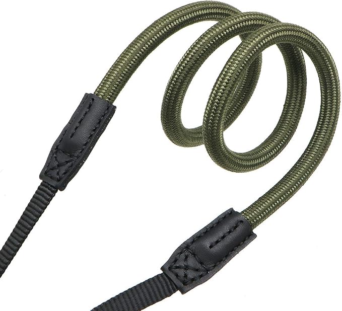 Quick Release Camera Neck Strap Shoulder Strap Belt for Mirrorless Digital Cameras Climbing Rope with Quick Release QD Loops Connector with O-Ring Adjustable Length 30-53inch Green - Image 6