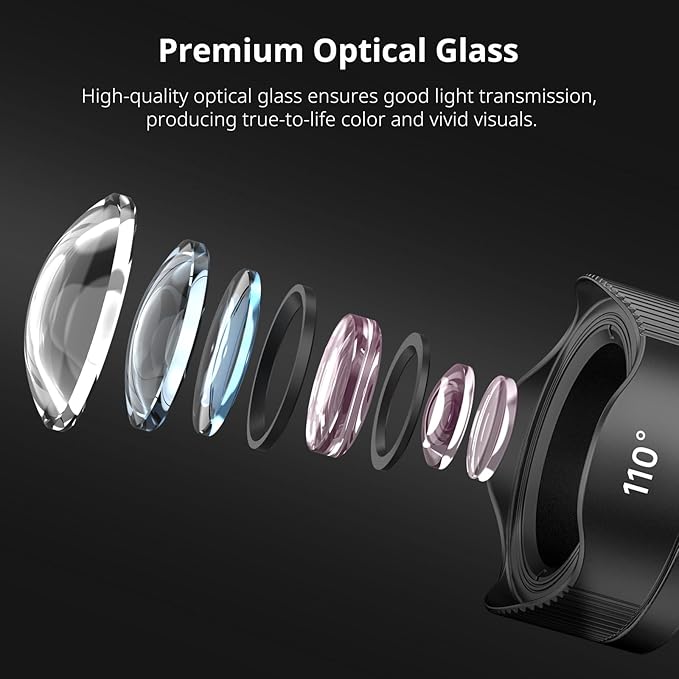 ULANZI CL-003 Phone Macro Lens, HD 75mm Phone Camera Lens for 17mm Thread | Lens Compatible with iPhone Samsung Smartphone Cage Case with 17mm Adapter Phone Video Photo Photography Accessories - Image 3