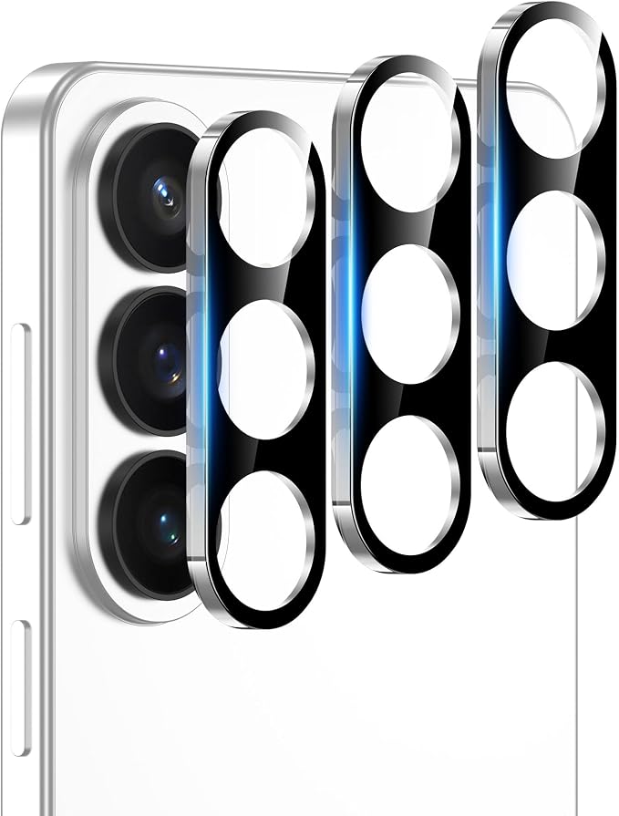 WHPXJY 2026 New Upgrade for 3 pack Samsung Galaxy S26 Plus/+ Camera Lens Protector-Tempered Glass Cover, 9H+ Shatterproof/Anti-scratch/Maintains Original Clarity/Easy to Install by WHPXJY