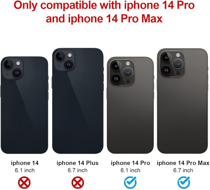 2 Set OEM Back Rear Camera Lens Glass Replacement for iPhone 14 Pro and iPhone 14 Pro Max with Reparing Toolkit - Image 6