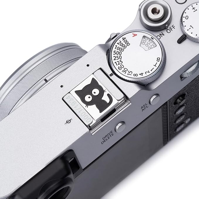 Camera hot Shoe Cover for Fuji X100VI X-M5 X-E5 X-T4for Nikon z9 z8 z7 z50 z30 zf d3500 d810 d610 (cat) - Image 3
