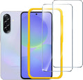 ivoler Screen Protector for Samsung Galaxy A37 5G Tempered Glass 2-Pack | with [Easy Installation Frame], Anti-Scratch Case Friendly Clear HD Film for Samsung Galaxy A37/A36 6.7 inch by iVoler