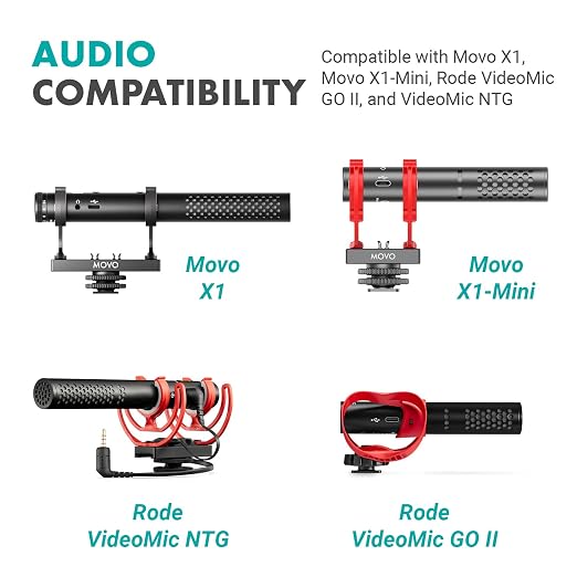 Movo IMA-5 USB-C to 11.8" (30CM) Lightning Microphone Adapter Cable – Connect USB-C Shotgun Mics to iPhone/iPad – Compatible X1, X1-MINI, VXR10-AI, Rode VideoMic NTG, VideoMic GO II - Image 4