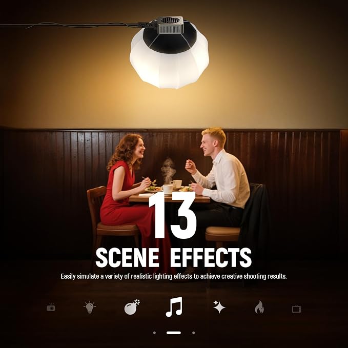 NEEWER HS200B Portable LED Video Light APP/2.4G/DMX Control, 280W 84400lx/1m Bi Color 2700-6500K CRI95+ COB Continuous Output Key Lighting Bowens Spotlight for Recording Streaming Studio Photography - Image 4