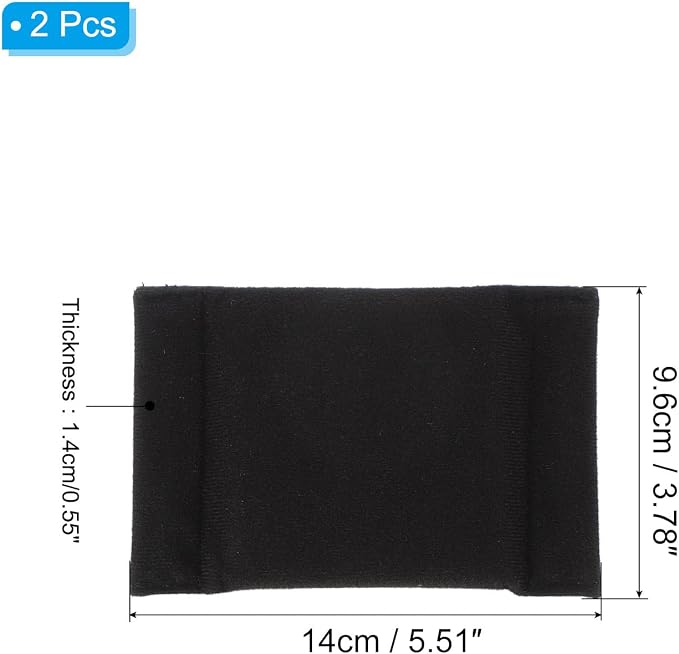 PATIKIL Camera Bag Divider 6"x4" Black 2Pcs | Shockproof Camera Bag Inserts Separator Pad Protective Lens for Nikon Camera DSLR Protect Bag Organizer Divider Cushion - Image 2