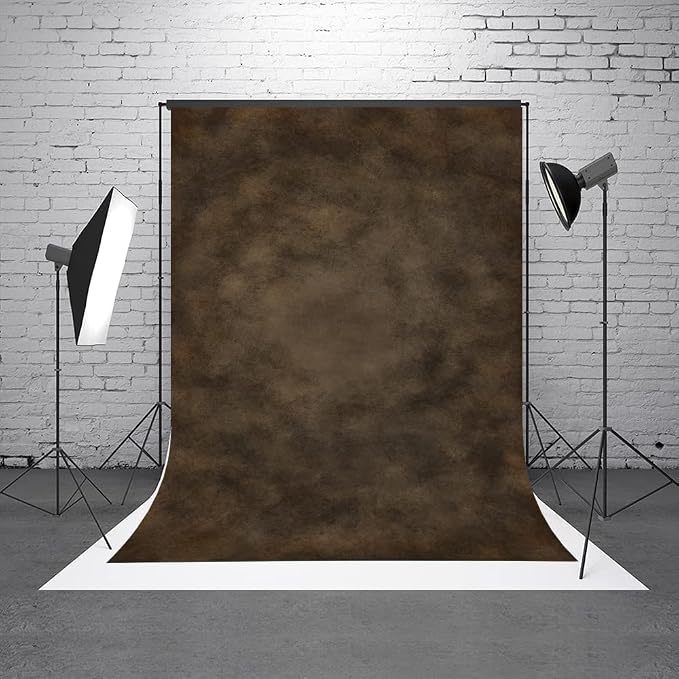 6x9ft Dark Brown Mottled Texture Photography Backdrop for Portrait Photo Studio Prop Abstract Background for Photographyer - Image 2