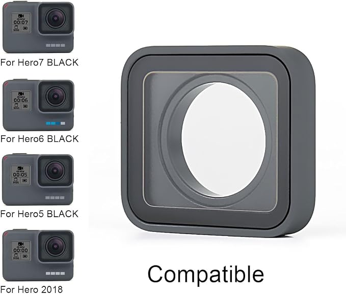 Replacement Protective Lens Cover for GoPro Hero 5 6 7 Camera | Glass Protector Lens Cover Repair Part Accessories Accessory Kit - Image 6