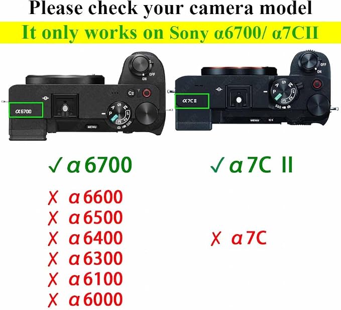 ULBTER Screen Protector for Sony Alpha A6700 A7C II A7CR A7C R [3+2Pack] | 3 Pcs Tempered Glass for 6700 A7CII & 2 Hot Shoe Cover 0.3mm 9H Hardness Anti-Scrach Anti-Fingerprint Anti-Bubble - Image 2