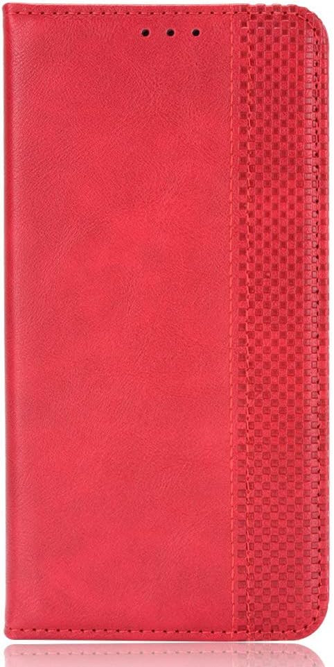 for RAZ Memory Cell Phone (2025/2024) Case Magnetic Flip Wallet -Red | Magnetic Wallet with Card Holder Kickstand Protection Flip Folio Leather Wallet Case for RAZ Memory Cell Phone (2024/2025) - Image 3