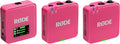 RØDE Wireless GO (Gen 3) – Compact Wireless Mic – Pristine Audio, 32-bit Float Recording, Automatic Level Control, for Phones, Cameras and Computers (Pink) by R%C3%98DE