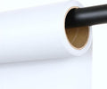 White Seamless Paper Backdrop, White Photo Backdrop 53" x32.8' | Heavyweight matte paper backdrop with non-reflective surface for portraits, photoshoots, videos and studio photography. by Unknown