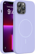 Miracase Magnetic for iPhone 15 Pro Case, Silicone, Soft Microfiber Lining by Miracase