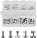 SMALLRIG 35-Piece Stainless Steel Camera Screws Screw Set with Case- 6389 | Includes 1/4"-20, 3/8"-16, M2.5 & M3 Screws, Portable Storage Case, Essential Hardware Kit for Cameras/Cages/Handles by SmallRig