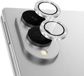 Meshine for Samsung Galaxy Z Fold 8 Camera Lens Protector,Scratch Proof,Strong Adsorption,9H Hardness with Metal Ring Camera Cover,Ultra Thin Case Friendly,Accessories Lens Protector,Glitter Sliver by Meshine