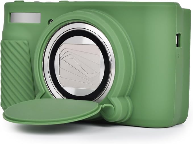 MUZIRI KINOKOO Case for Canon Powershot SX740/SX730 HS Digital Camera - Soft Protective Cover SX740 SX730 HS Camera Silicone Sleeve with Removable Lens Cover - Anti-Slip & Anti-Scratch - Green - Image 8