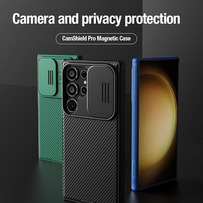 Mangix Samsung Galaxy S24 Ultra Case with Slide Camera Cover,Slim Fit Thin Polycarbonate Protective Shockproof Cover with Slide Camera Cover, Upgraded Case for Samsung Galaxy S24 Ultra (Black) - Image 7